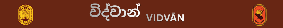 VIDVĀN — Ruhuna Undergraduate Academic Journal of Pali and Buddhist Studies